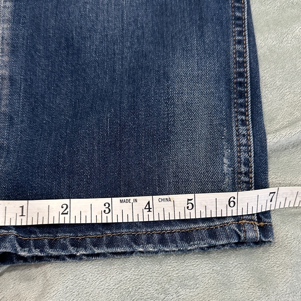 Classic Blue Distressed Women Jeans size 6 Zara Z1975 - Picture 15 of 15